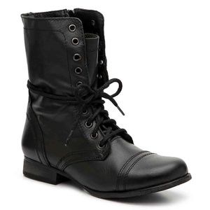 Steve Madden Troopa Combat Boots, Size 7.5